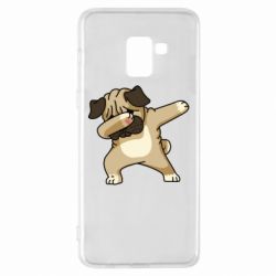 Чехол для Samsung A8+ 2018 Pug Swag - PrintSalon
