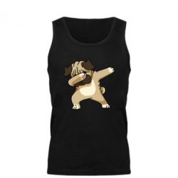 Мужская майка Pug Swag - PrintSalon