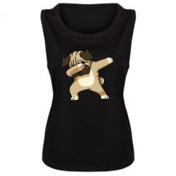 Женская майка Pug Swag - PrintSalon