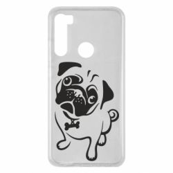 Чохол для Xiaomi Redmi Note 8 Pug with big eyes - PrintSalon