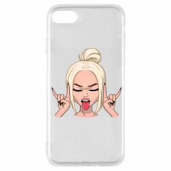 Чехол для iPhone SE 2022 Punk Girl - PrintSalon