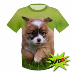 Детская 3D футболка Puppy dog - PrintSalon