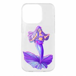 Чехол для iPhone 14 Pro Purple Mermaid Barbie - PrintSalon