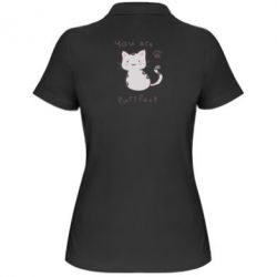 Женское поло Purrfect - PrintSalon