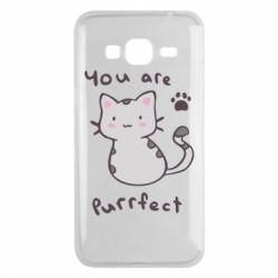 Чехол для Samsung J3 2016 Purrfect - PrintSalon