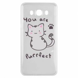 Чехол для Samsung J7 2016 Purrfect - PrintSalon