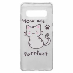 Чехол для Samsung S10+ Purrfect - PrintSalon