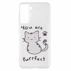 Чехол для Samsung S21 Purrfect - PrintSalon