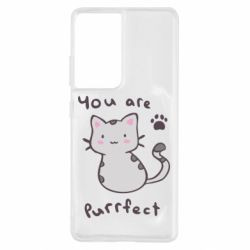 Чехол для Samsung S21 Ultra Purrfect - PrintSalon