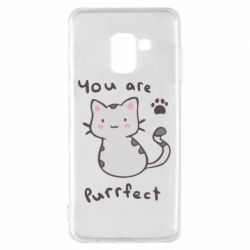 Чехол для Samsung A8 2018 Purrfect - PrintSalon