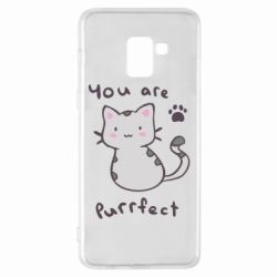 Чехол для Samsung A8+ 2018 Purrfect - PrintSalon