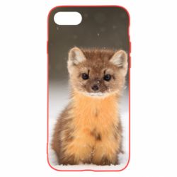 Чехол для iPhone SE 2022 Пушистая куница - PrintSalon