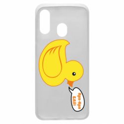 Чехол для Samsung A40 Quack-quack fuck! - PrintSalon