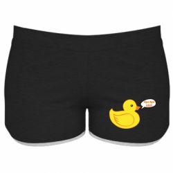Женские шорты Quack-quack fuck! - PrintSalon