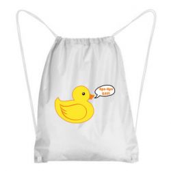 Рюкзак-мешок Quack-quack fuck! - PrintSalon