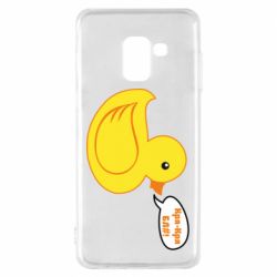 Чехол для Samsung A8 2018 Quack-quack fuck! - PrintSalon