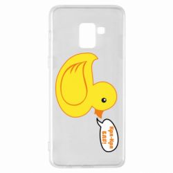 Чехол для Samsung A8+ 2018 Quack-quack fuck! - PrintSalon