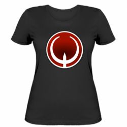 Женская футболка Quake Logo