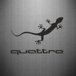 Наклейка Quattro - PrintSalon