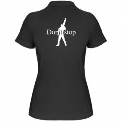 Женское поло Queen Don't stop - PrintSalon