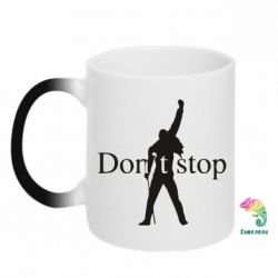 Чашка-хамелеон Queen Don't stop - PrintSalon