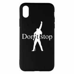 Чехол для iPhone X/Xs Queen Don't stop - PrintSalon