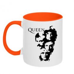 Чашка двокольорова Queen music