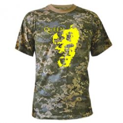 Камуфляжная футболка Queen music - PrintSalon