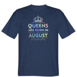 Мужская футболка Stedman Queens are born in August Голограмма