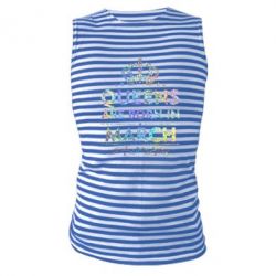 Майка-тельняшка Queens are born in March Голограмма