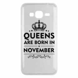 Чехол для Samsung J3 2016 Queens are born in November-PrintSalon Чехол для Samsung J3 2016 Queens are born in November