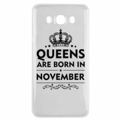 Чехол для Samsung J7 2016 Queens are born in November-PrintSalon Чехол для Samsung J7 2016 Queens are born in November