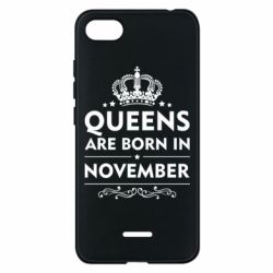 Чехол для Xiaomi Redmi 6A Queens are born in November - PrintSalon