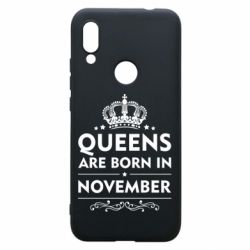 Чехол для Xiaomi Redmi 7 Queens are born in November - PrintSalon