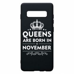 Чехол для Samsung S10+ Queens are born in November - PrintSalon