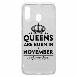 Чехол для Samsung A30 Queens are born in November - PrintSalon