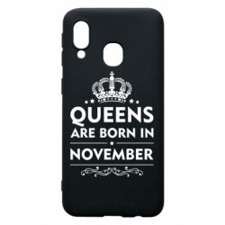 Чехол для Samsung A40 Queens are born in November
