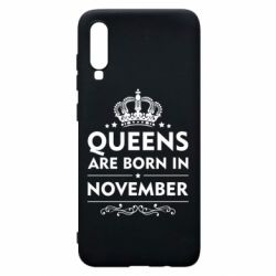 Чехол для Samsung A70 Queens are born in November - PrintSalon