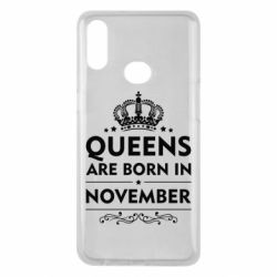 Чехол для Samsung A10s Queens are born in November - PrintSalon