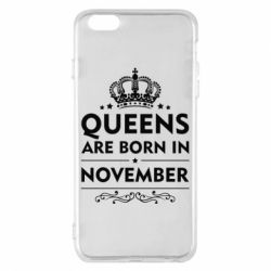 Чехол для iPhone 6 Plus/6S Plus Queens are born in November - PrintSalon