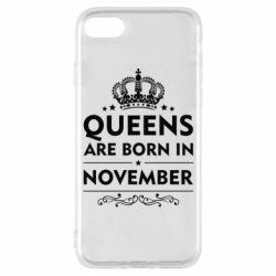 Чехол для iPhone 7 Queens are born in November - PrintSalon