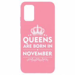 Чехол для Samsung A02s/M02s Queens are born in November - PrintSalon
