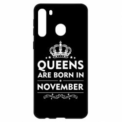 Чехол для Samsung A21 Queens are born in November