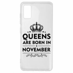 Чехол для Samsung A41 Queens are born in November - PrintSalon