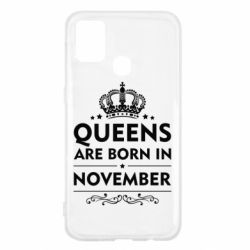 Чехол для Samsung M31 Queens are born in November - PrintSalon