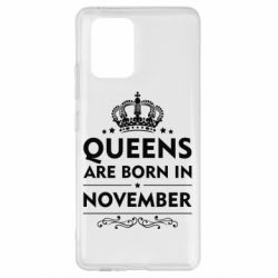 Чехол для Samsung S10 Lite Queens are born in November - PrintSalon