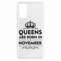 Чехол для Samsung S20 FE Queens are born in November - PrintSalon