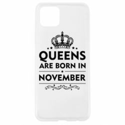 Чехол для Oppo A92s Queens are born in November - PrintSalon