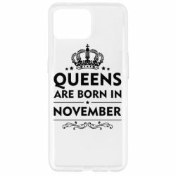 Чехол для Oppo Reno 4 Lite Queens are born in November - PrintSalon