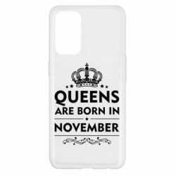 Чехол для Oppo Reno 5 4G Queens are born in November - PrintSalon